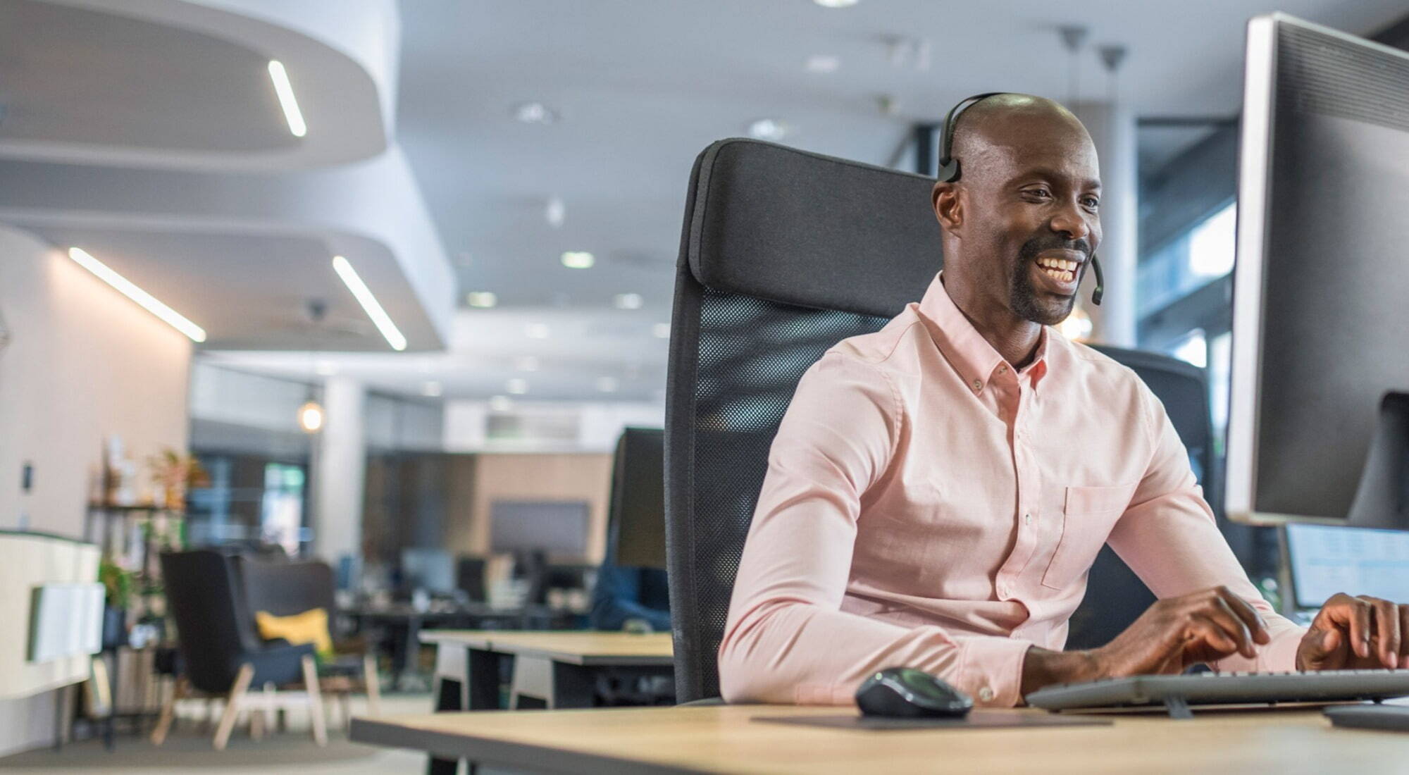 Managed services man from outsourced IT support function